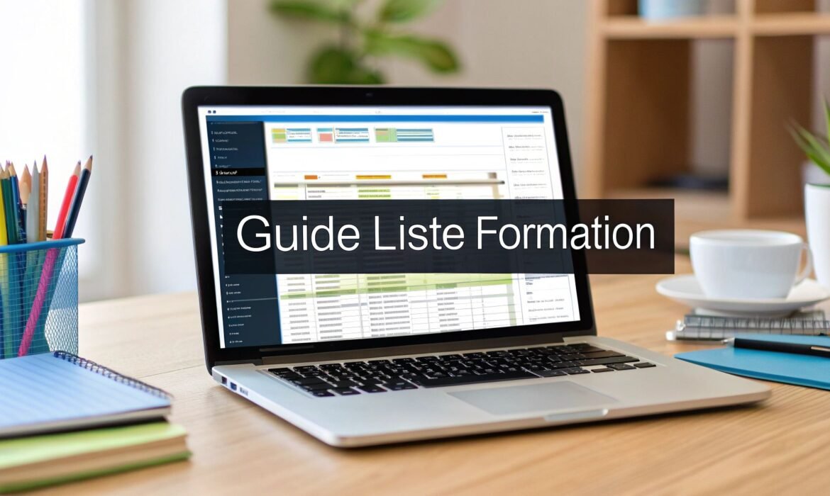 Le guide complet de la liste publique des organismes de formation