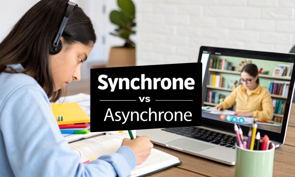 Formation synchrone et asynchrone : comment faire le bon choix ?