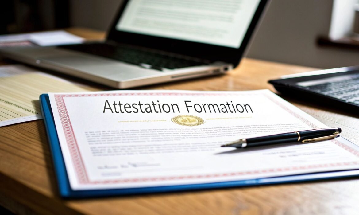 Attestation fin de formation : guide complet 2024