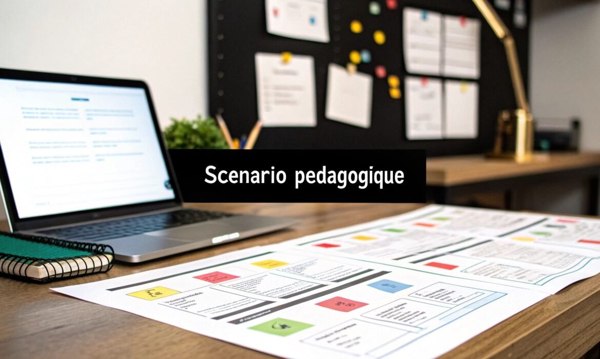 Scénario pédagogique exemple : 8 modèles concrets pour vos formations