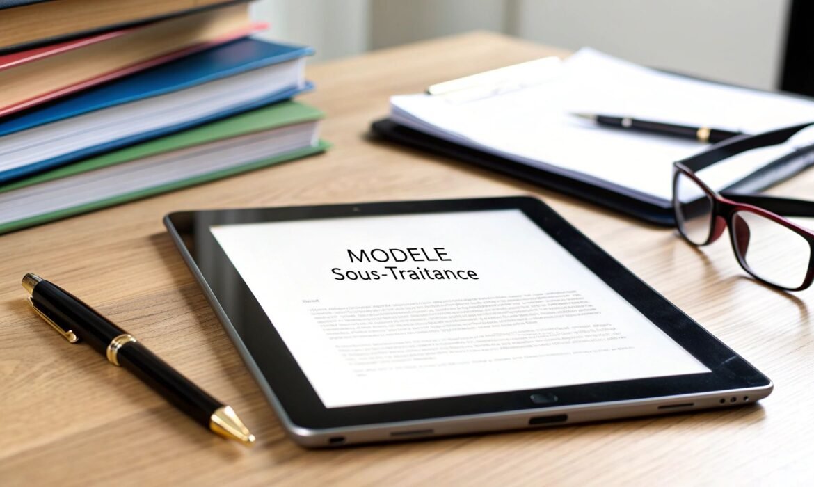 Modèle de contrat de sous-traitance : le guide complet pour sécuriser vos missions