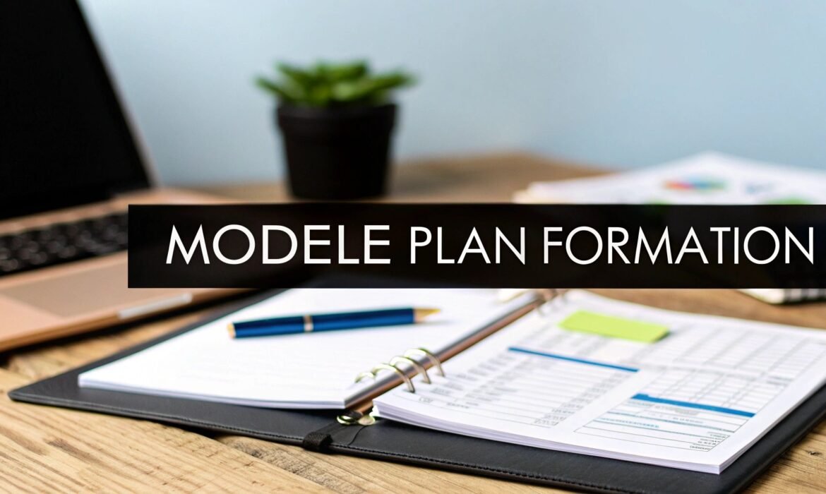 Modèle plan de formation : le guide complet pour créer le vôtre