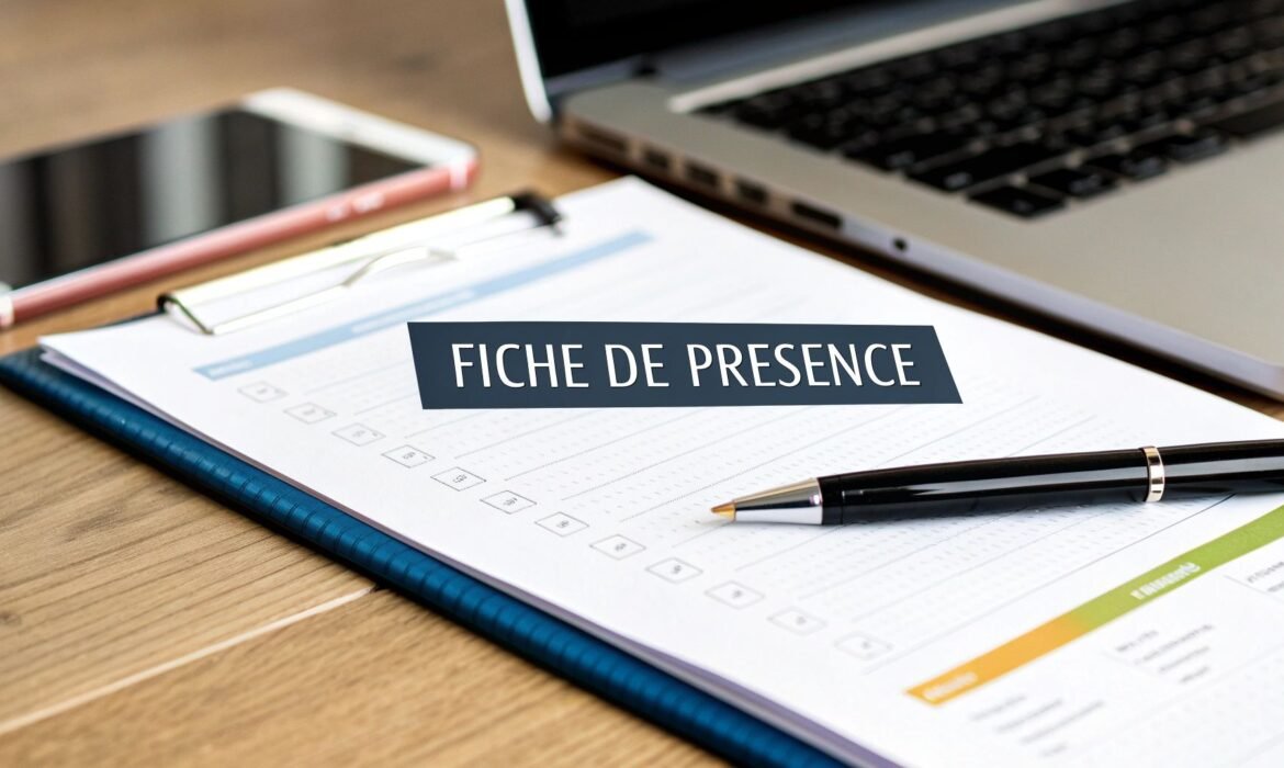 Fiche de présence : le guide complet pour la créer et la gérer